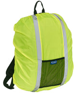 Hi-vis rucksack cover (HVW068) — Yellow