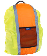 Hi-vis rucksack cover (HVW068) — Yellow/Orange