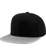 Metallic visor snapback (6089PU) — Silver