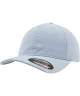 Flexfit garment washed cotton dad hat (6997) — Light Blue