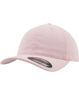 Flexfit garment washed cotton dad hat (6997) — Pink