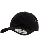 Low-profile water-repellent cap (6245WR) — Black