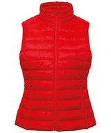 Women's terrain padded gilet — Red