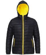 Women's padded jacket — Black /Bright Yellow