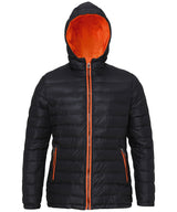 Women's padded jacket — Black/Orange