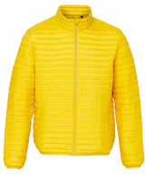 Tribe fineline padded jacket — Bright Yellow