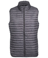 Tribe fineline padded gilet — Steel