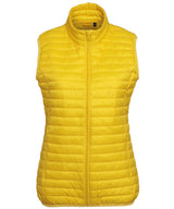 Women's tribe fineline padded gilet — Bright Yellow