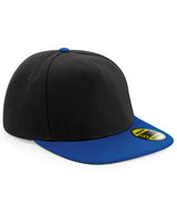 Original flat peak snapback — Black/Bright Royal