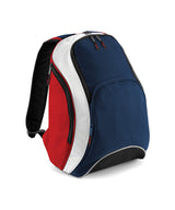 Teamwear backpack — French Navy/Classic Red/White
