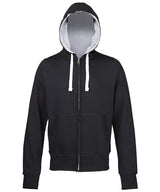 Chunky zoodie — Jet Black (Grey inner)