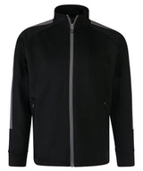 Kids knitted tracksuit top — Black/Gunmetal Grey
