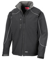 Hooded softshell jacket — Black