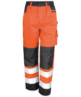 Safety cargo trousers — Orange