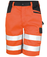 Safety cargo shorts — Orange