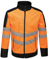 High-vis pro softshell — Orange/Navy