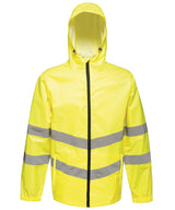 High-vis pro pack-away jacket — Yellow