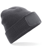 Thinsulate™ patch beanie — Graphite Grey