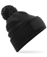 Snowstar® patch beanie — Black/Graphite Grey