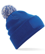 Snowstar® patch beanie — Bright Royal/Off White