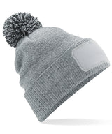 Snowstar® patch beanie — Heather Grey/Black