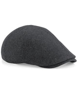 Melton wool ivy cap — Charcoal Marl
