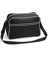 Retro shoulder bag — Black/White