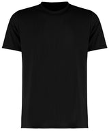 Regular fit micro mesh tee with Cooltex® plus — Black*