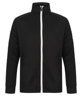 Kids knitted tracksuit top — Black/White