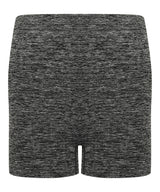 Women's seamless shorts — Dark Grey Marl