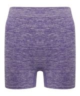 Women's seamless shorts — Purple Marl