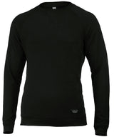 Newport – luxury lightweight crewneck — Black