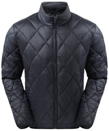 Diamond pane padded Jacket — Navy