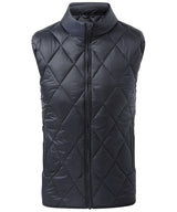 Diamond pane padded gilet — Navy