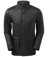Quartic quilt jacket — Black