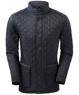 Quartic quilt jacket — Navy