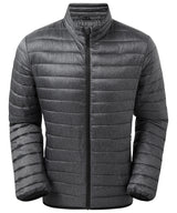 Melange padded jacket — Charcoal Melange