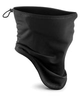 Softshell sports tech neck warmer — Black