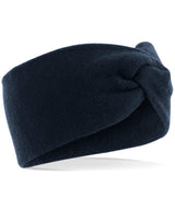 Twist knit headband — French Navy