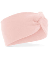 Twist knit headband — Pastel Pink