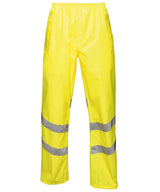 Hi-vis pro pack-away trousers — Yellow