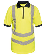 Hi-vis pro polo — Yellow/Navy