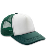 Core Detroit ½ mesh truckers cap — Bottle/White
