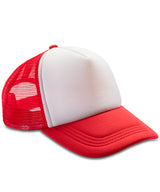 Core Detroit ½ mesh truckers cap — Red/White