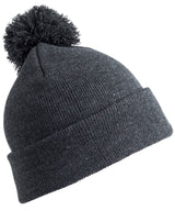Junior pom pom beanie — Grey