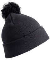 Pom pom beanie — Black