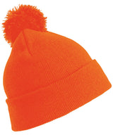 Pom pom beanie — Flo Orange