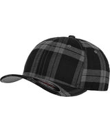 Flexfit tartan plaid (6197) — Black/Grey