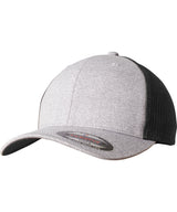 Flexfit melange mesh (6311) — Heather/Black