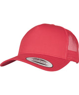 5-Panel retro trucker cap (6506) — Red